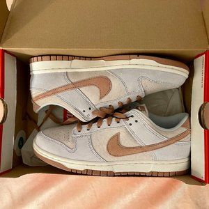 NWT Nike Dunk Low Phantom Fossil Rose men's 8.5 flight club